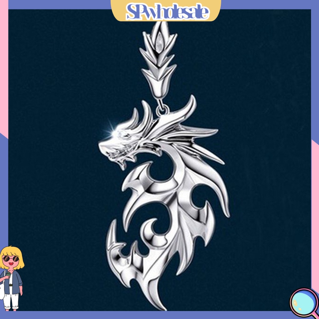 &lt;SPwholesale&gt; Vòng cổ Giả Da Mặt Hình Chữ n Phong Cách Vintage Cho Nam