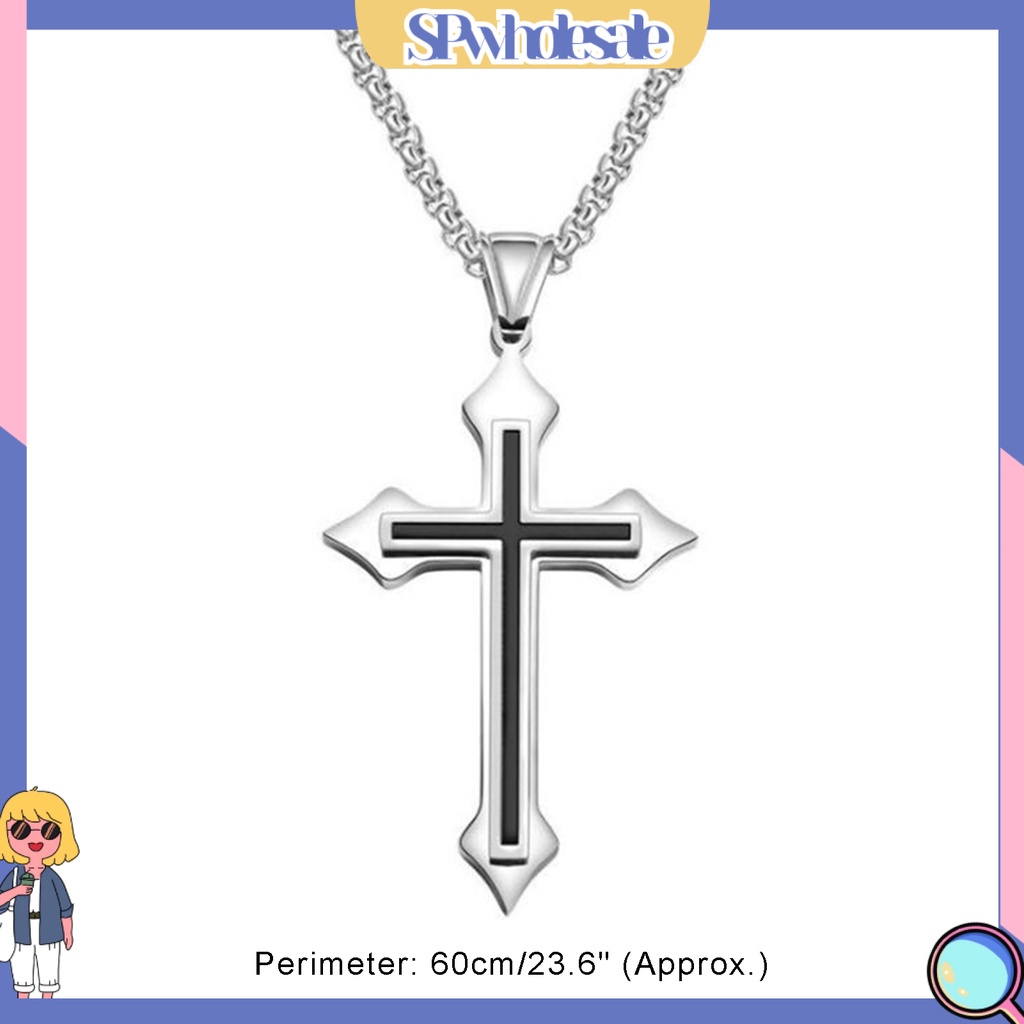 &lt;SPwholesale&gt; Vòng cổ Mặt Thánh Giá Phong Cách Hip Hop Unisex