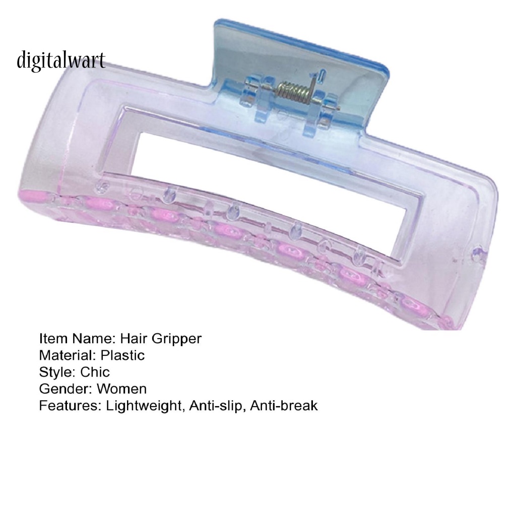 Kỹ Thuật Số| Kẹp Tóc Màu Gradient Chống Rơi Nhỏ Gọn Tiện Dụng Cho Nữ Màu Sắc