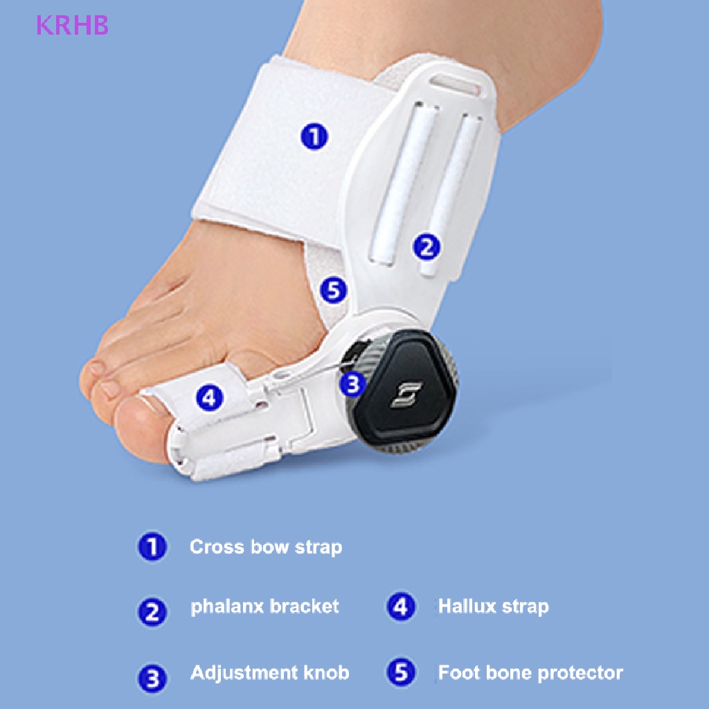Nẹp Nẹp Định Hình Ngón Chân Cái Giảm Đau KRHB Hallux Mới