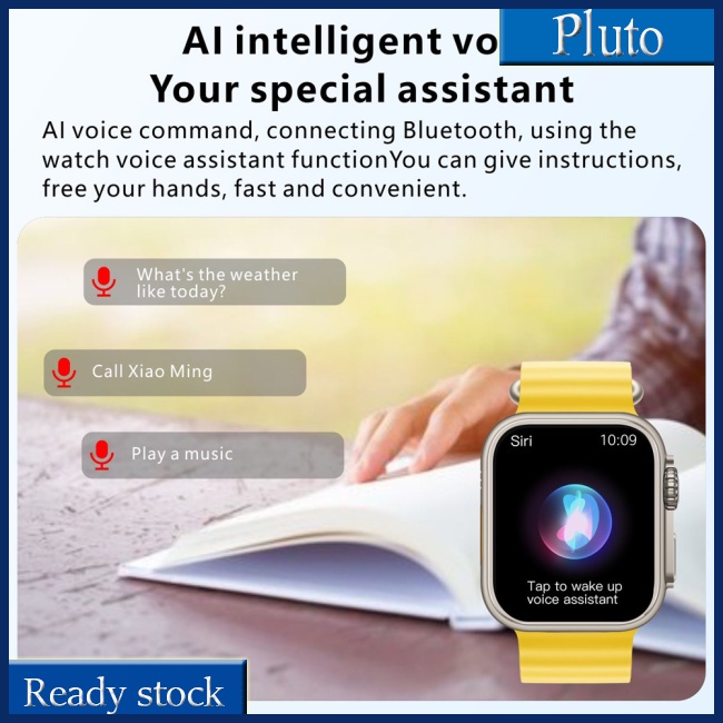 Đồng Hồ Thông Minh Mx8 Bluetooth 5.0 Màn Hình Lớn 2.02-inch Chống Thấm Nước