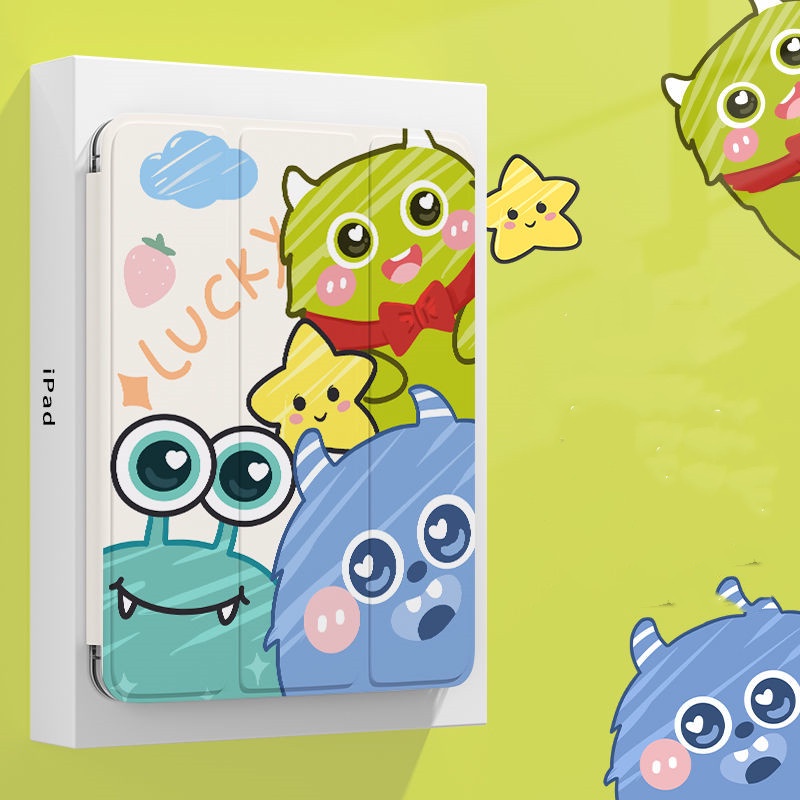 Ốp Máy Tính Bảng Mềm Hình Quái Vật Dễ Thương Cho iPad Gen10 7 / 8 / 9 10.2 "Air4 / Air5 Pro11" Pro12.9 "2022 mini6