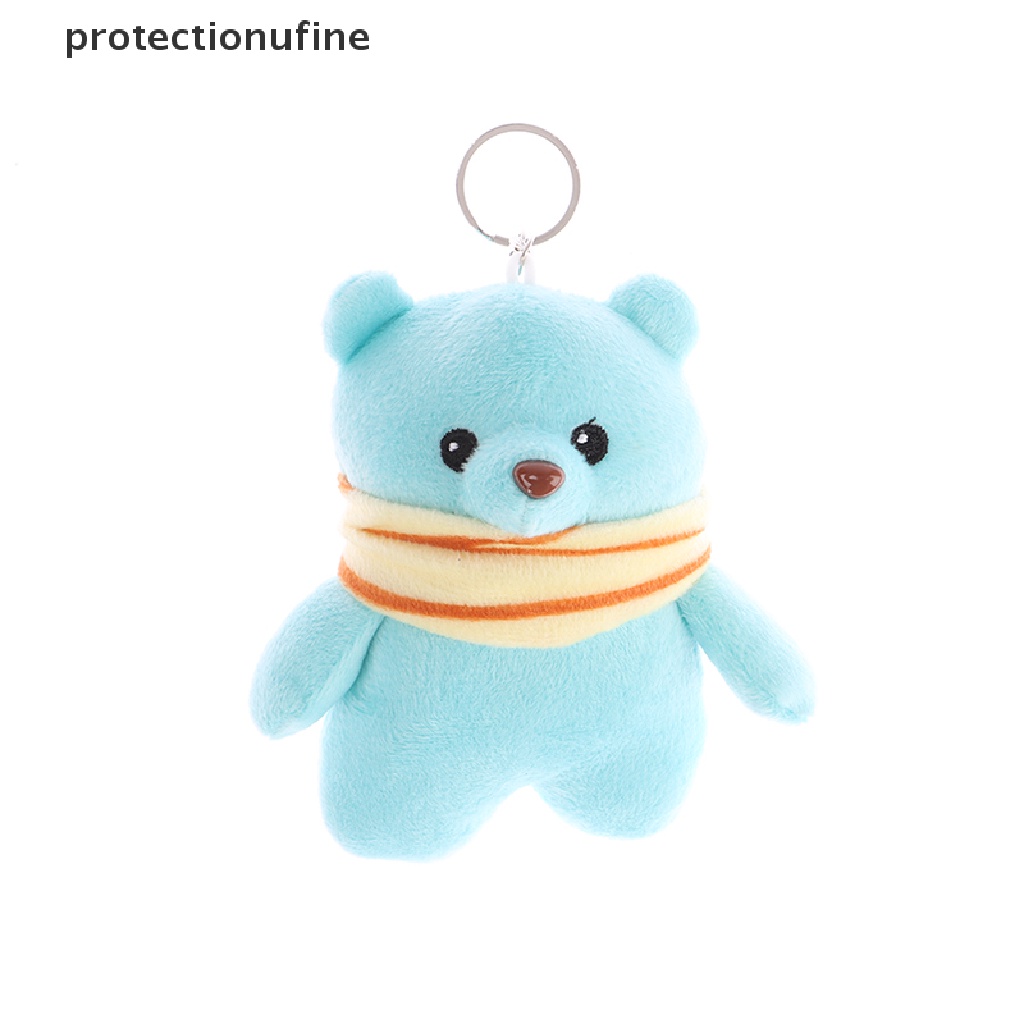 Đồ chơi nhồi bông Hình Gấu Mềm Mại 12cm 12cm Treo Móc Khóa / Ba Lô / Túi Xách Trang Trí Quà Tặng Cho Bé