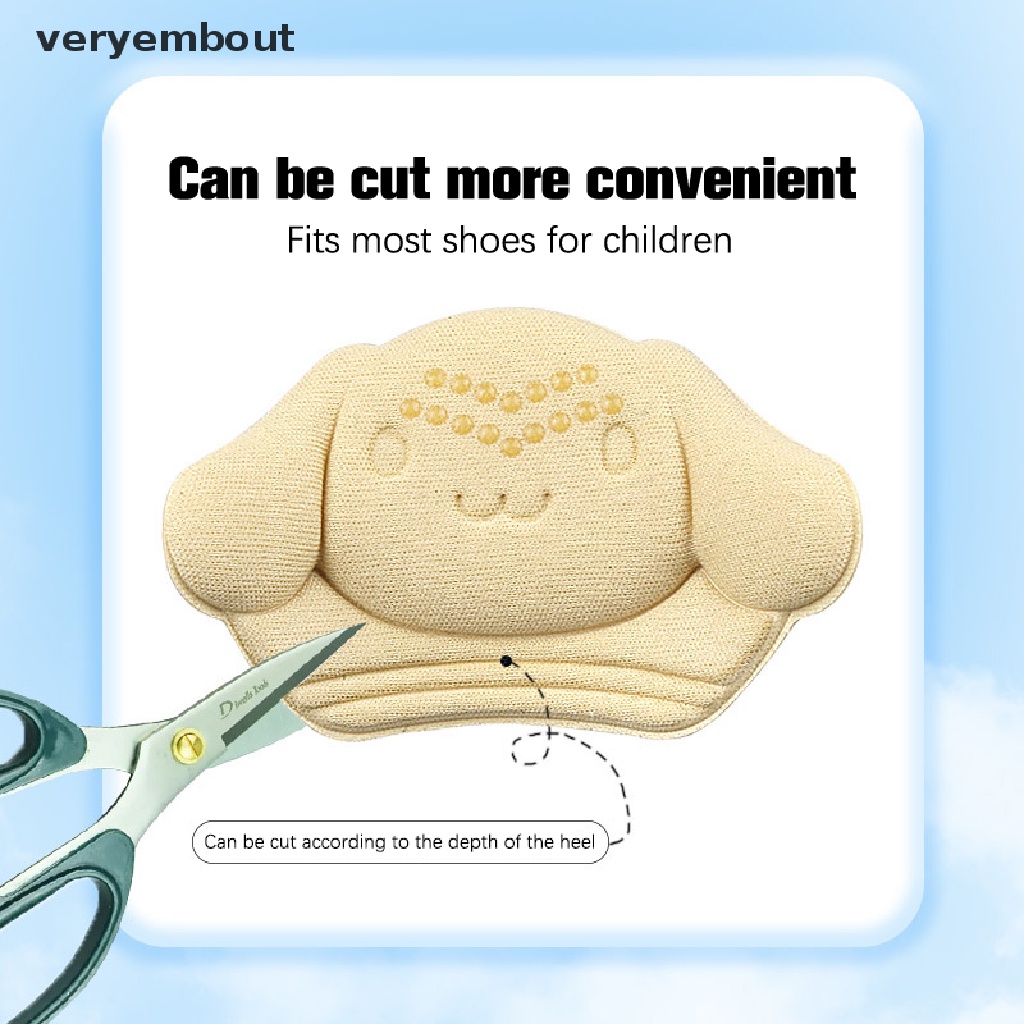 1 Cặp Miếng Dán Gót Giày Cao Gót Mềm Mại Chống Rách Có Thể Điều Chỉnh Kích Thước Thông Dụng Dành Cho Trẻ Em Và Người Lớn