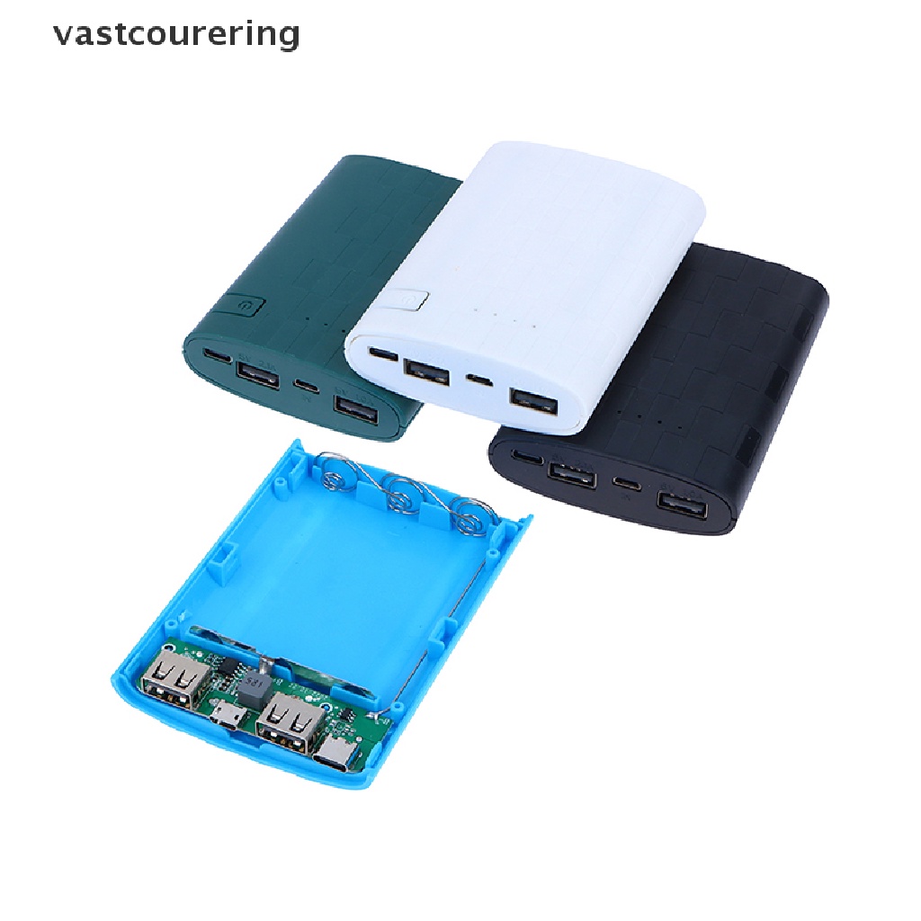 Vỏ Bảo Vệ Hộp Sạc Pin 3 Ngăn 3.7V 18650 DIY Tiện Dụng