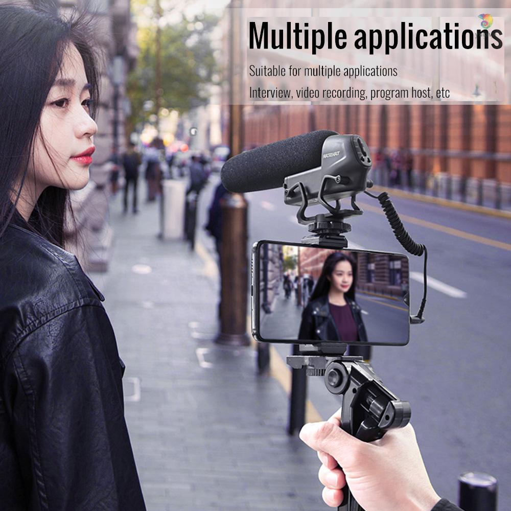 Micro SGC-600 On-camera 3 Chế Độ Cắt Thấp Giắc Cắm 3.5mm Tương Thích Với Máy Ảnh DSLR