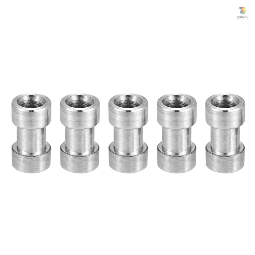 Set 5 Ốc Vít Nối 1 / 4 &quot;- 20 Và 3 / 8&quot; - 16 Female Cho Giá Đỡ Đèn Flash Máy Ảnh