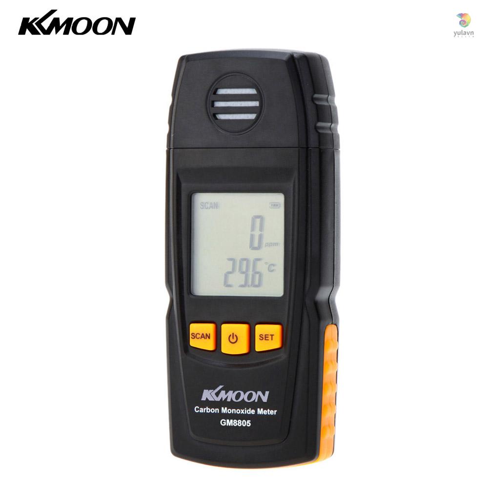 Thiết Bị Đo Nồng Độ Khí Gas KKmoon 0-1000ppm GM8805 Bằng Carbon Monoxide Cầm Tay Độ Chính Xác Cao