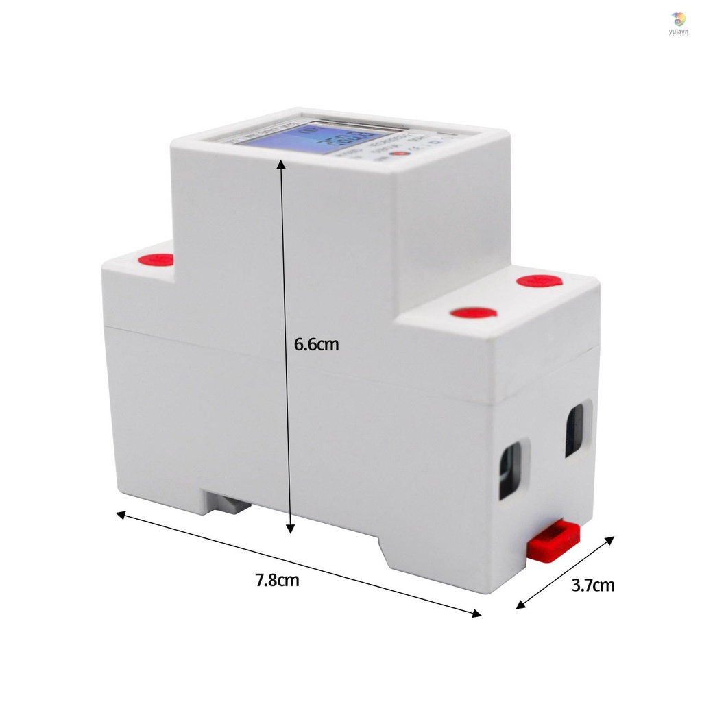 Đồng Hồ Đo Năng Lượng DIN-Rail 5-80A 220V 50Hz Màn Hình LCD DDM15SD