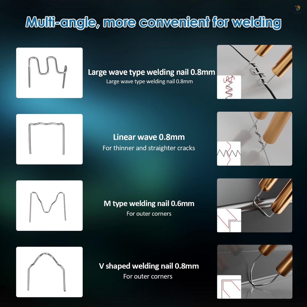 Bộ Máy Hàn Cầm Tay Bằng Nhựa Có Đèn LED Chuyên Dụng Sửa Chữa Vết Nứt