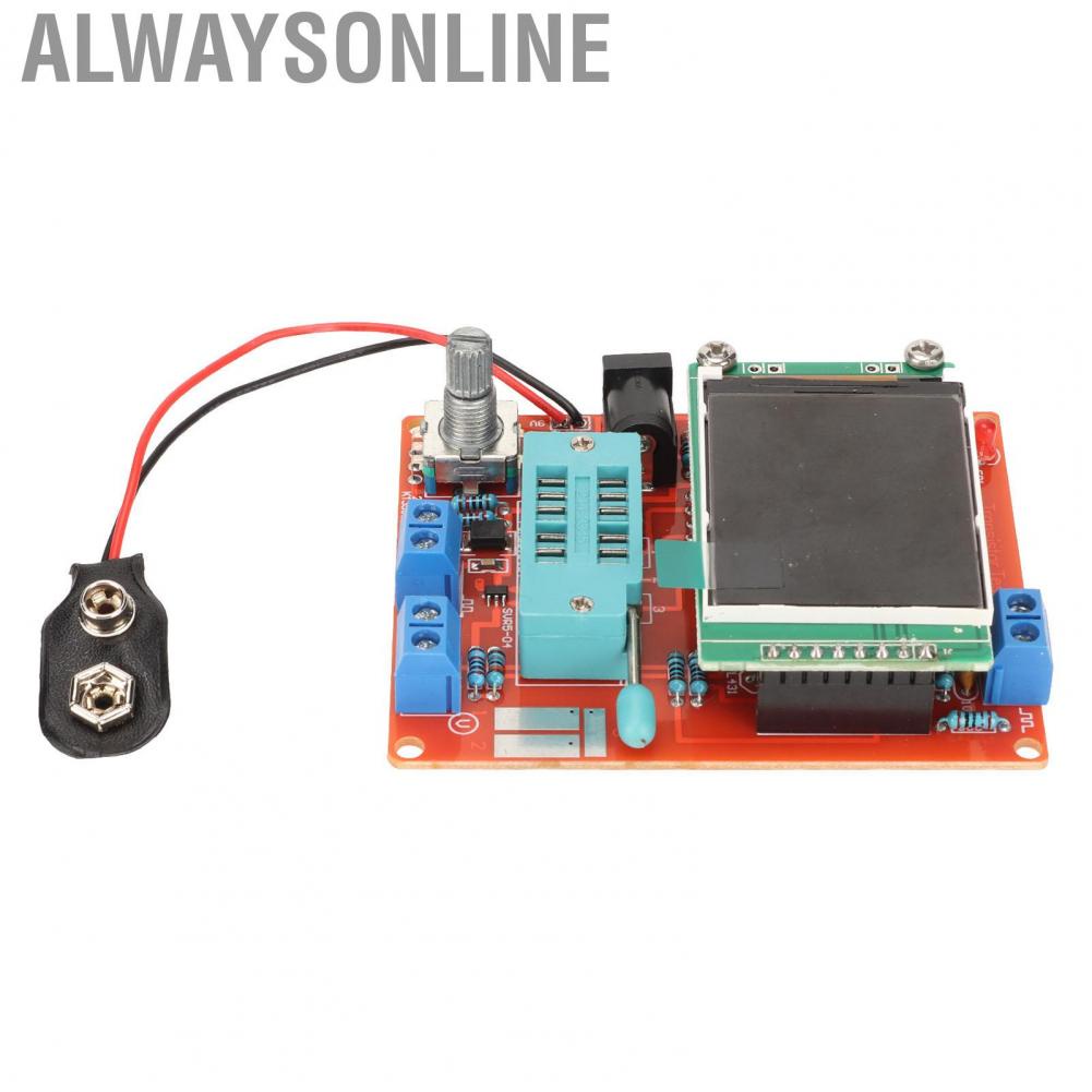 Alwaysonline LCR Tester Module  Transistor Auto Detect 16Bits Color Depth 1pF Resolution for Home