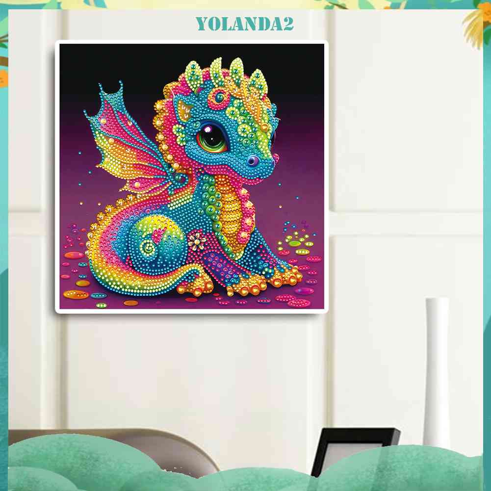 Bộ Tranh Đính Đá 5D Họa Tiết Động Vật Độc Đáo DIY Dùng Trang Trí Nhà Cửa