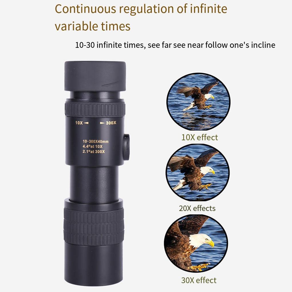 Ống Nhòm Thiên Văn BAK4 10-300x40 Chống Thấm Nước Cho Điện Thoại / Máy Ảnh