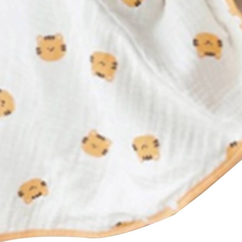 Chăn Quấn Em Bé Chất Liệu Cotton Dày Dặn In Họa Tiết Hoạt Hình Dễ Thương