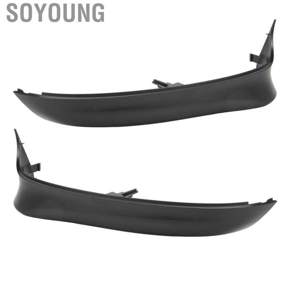 Soyoung Side Mirror Cover Moulding Trim  Waterproof Vehicle Rearview Durable Performance Smooth Surface Anti Rust Easy Installation for Car