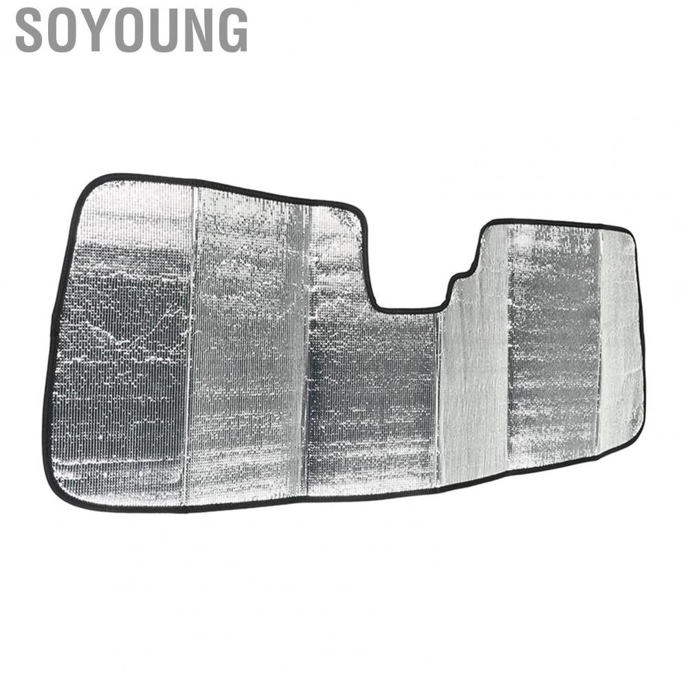 Soyoung Car Sun Shade  Long Service Life Heat Protection Space Saving Front Window Sunshade Cover for