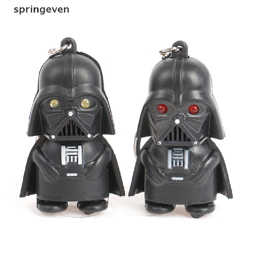 Móc Khóa Hình Darth Vader Màu Đen Có Đèn LED Độc Đáo