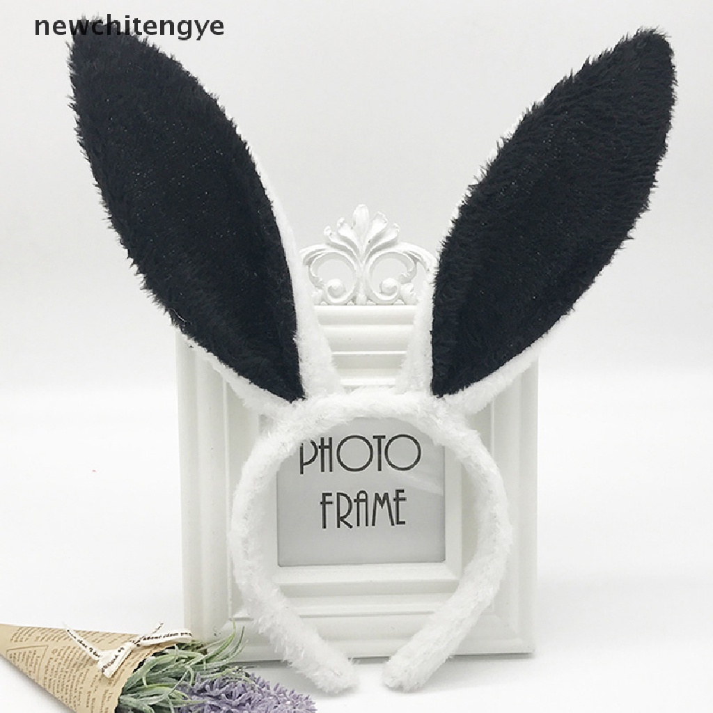 Băng Đô Tai Thỏ Bằng Lông Nhung Dùng Hóa Trang Tiệc Phục Sinh