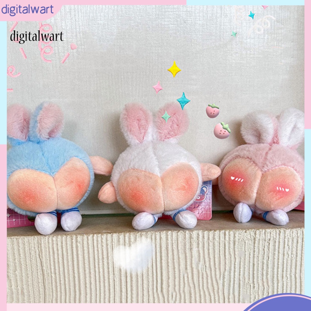 Kỹ Thuật Số| Móc Khóa Hình Thỏ Nhồi Bông Mềm Mại Thoải Mái Nhiều Màu Sắc
