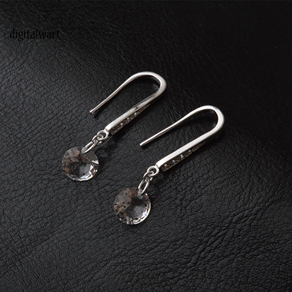 Kỹ Thuật Số| Bông Tai Mạ BạC 925 ĐíNh Đá ThờI Trang