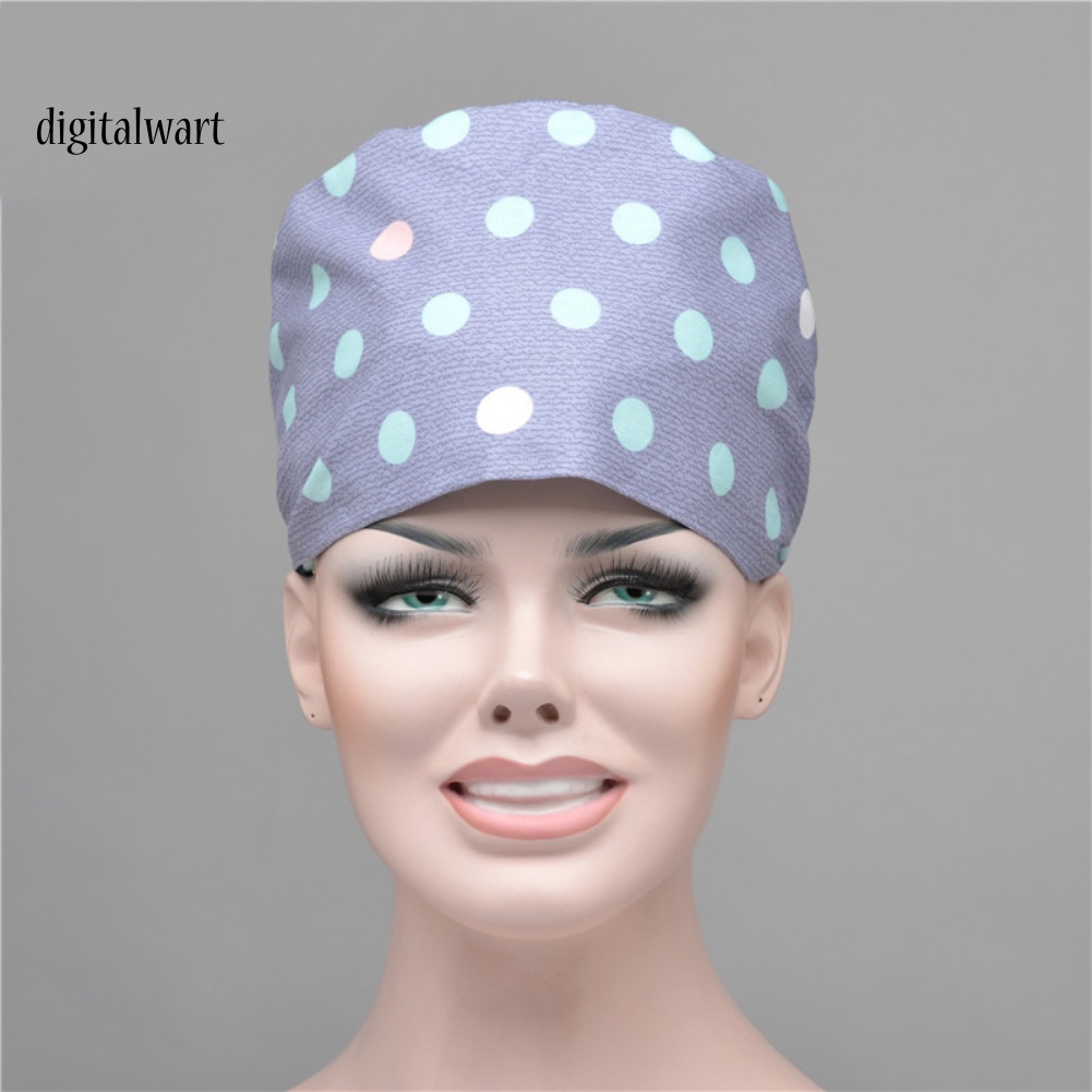 Kỹ Thuật Số| Bộ 2 Mũ Trùm Đầu Hấp Thụ Mồ Hôi In Họa Tiết Hoa / Chấm Bi Tùy Chỉnh Tiện Dụng
