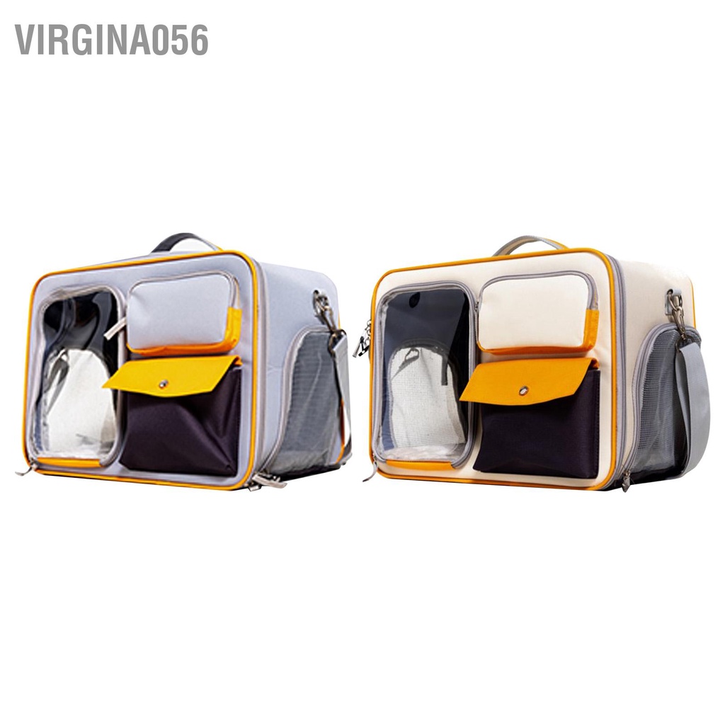 Virgina056 Túi đeo ba lô cho thú cưng Công suất lớn Vải Oxford chống trầy xước dành chó mèo Chó con
