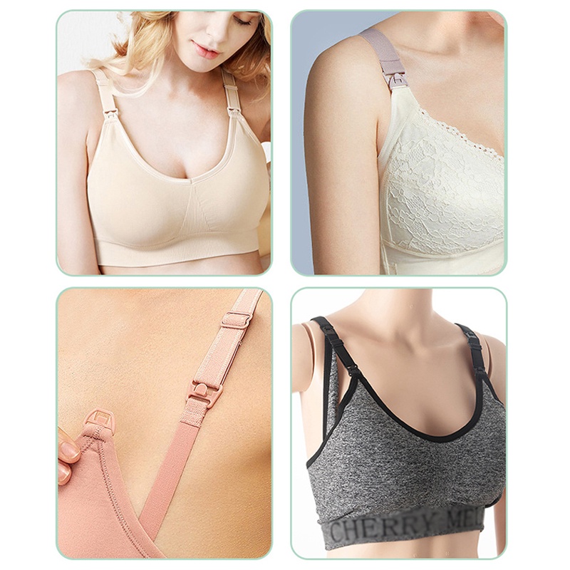 Dây Áo Ngực Co Giãn Không Trượt Cài Khóa Có Thể Điều Chỉnh Cho Nữ