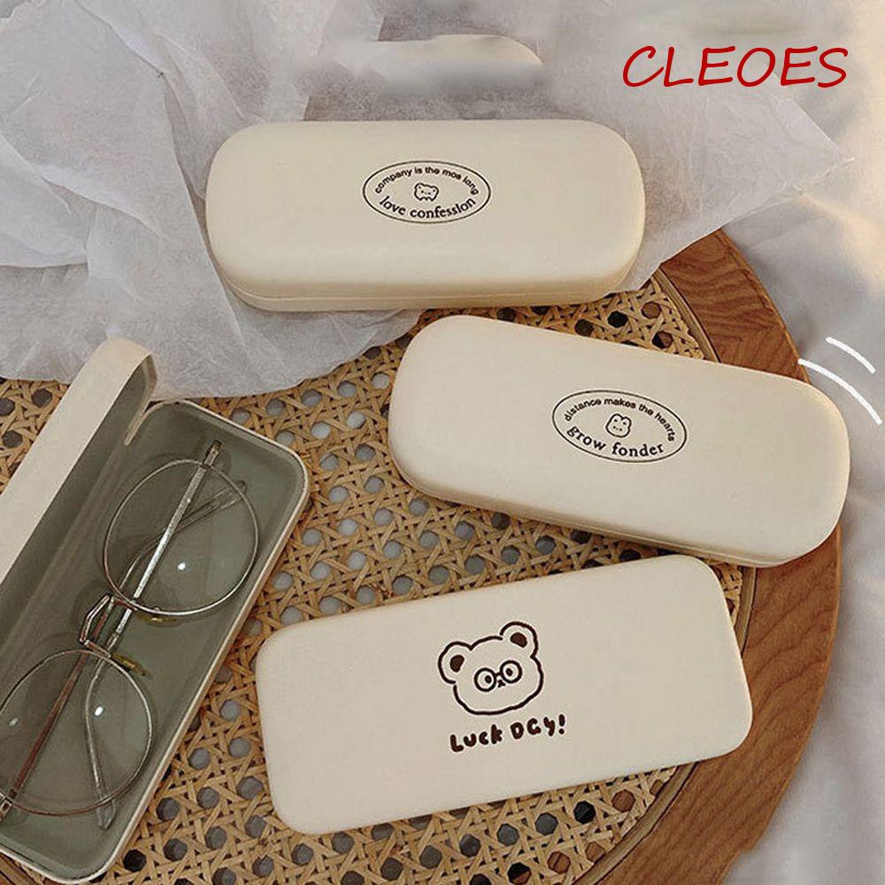 Hộp Đựng Kính Mát Bằng Da PU Hình Thỏ Gấu Đáng Yêu Ốp