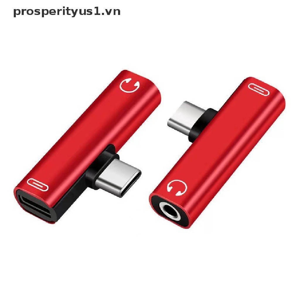 Cáp SạC ChuyểN ĐổI Âm Thanh Tai Nghe LoạI C Sang 3.5mm OTG 2 Trong 1 Chuyên NghiệP Cho Samsung Xiaomi Huawei Tablet Type C Sang 3.5mm