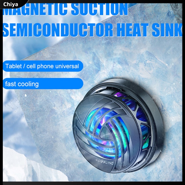 Quạt Tản Nhiệt Bán Dẫn Kỹ Thuật Số Dạng Kẹp Từ Tính Cho Điện Thoại Di Động