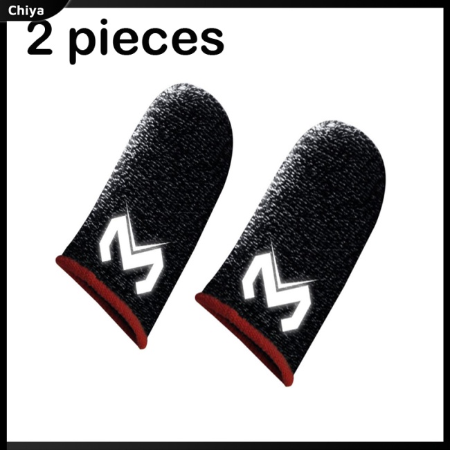 1 Đôi Găng Tay Sợi Bạc Đeo Ngón Tay Chống Mồ Hôi Thoáng Khí Dùng Chơi Game Điện Thoại