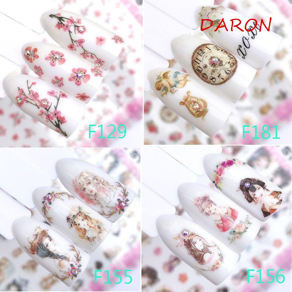 Miếng Dán Trang Trí Móng Tay 3D Hình Hoa Cúc Dại Dành Cho Nữ