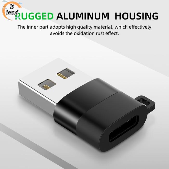 Đầu Chuyển Đổi Cổng Type-c Sang Usb 56k Có Dây Xích Chống Rối Tiện Dụng