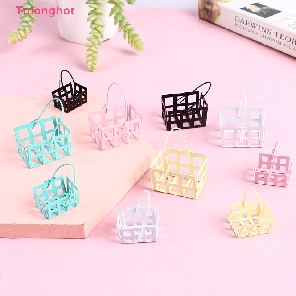 Giỏ Đựng Trái Cây / Rau Củ Mini Tỉ Lệ 1: 12 Trang Trí Nhà Búp Bê