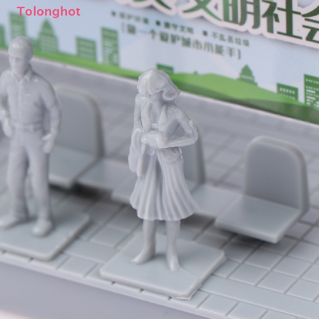 Mô Hình Trạm Xe Buýt Mini Tốc Độ Cao Tỉ Lệ 1 / 87