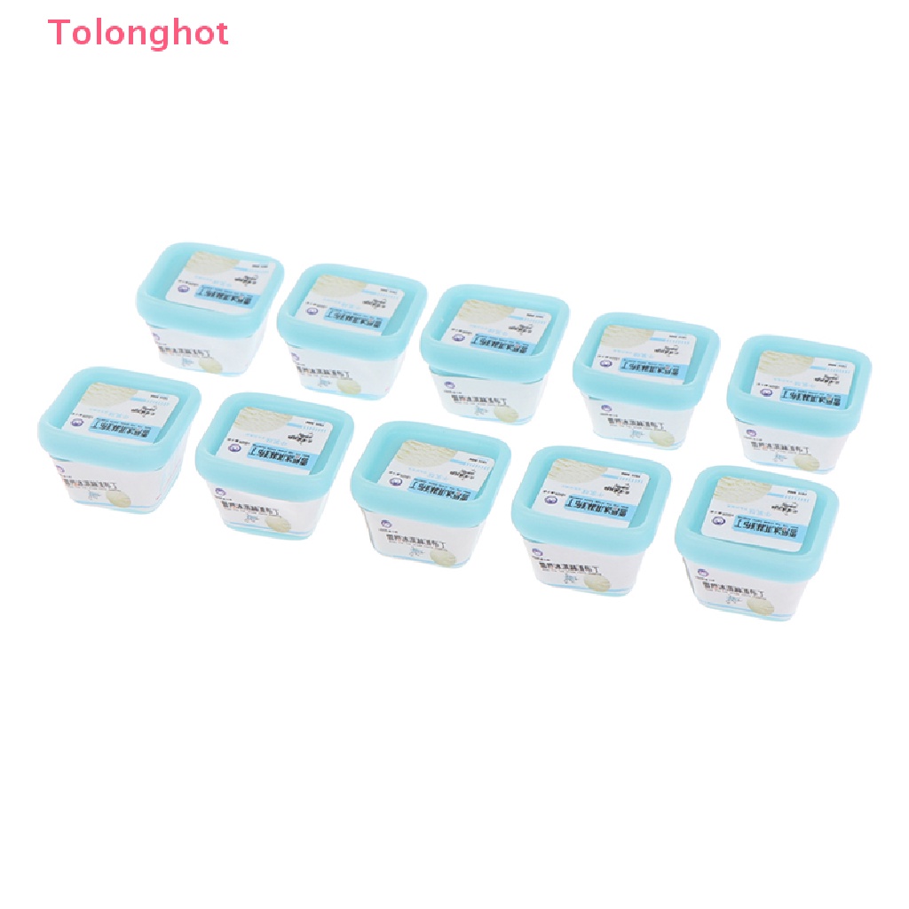 Set 10 Ly Kem / Thức Ăn Tỉ Lệ 1 / 12 Dùng Trang Trí Nhà Búp Bê