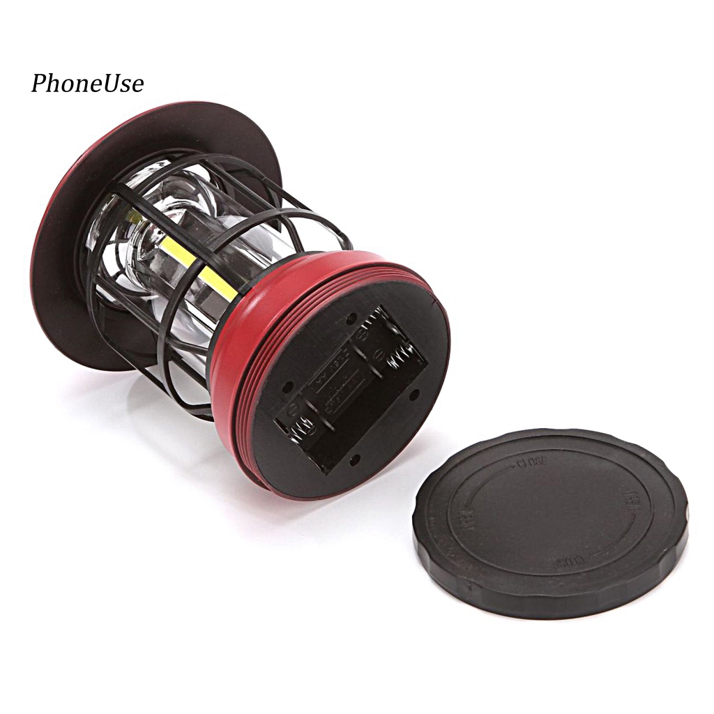 Đèn LED Sạc USB Đa Năng Bằng Da PU Phong Cách Cổ Điển Dùng Khi Đi Cắm Trại