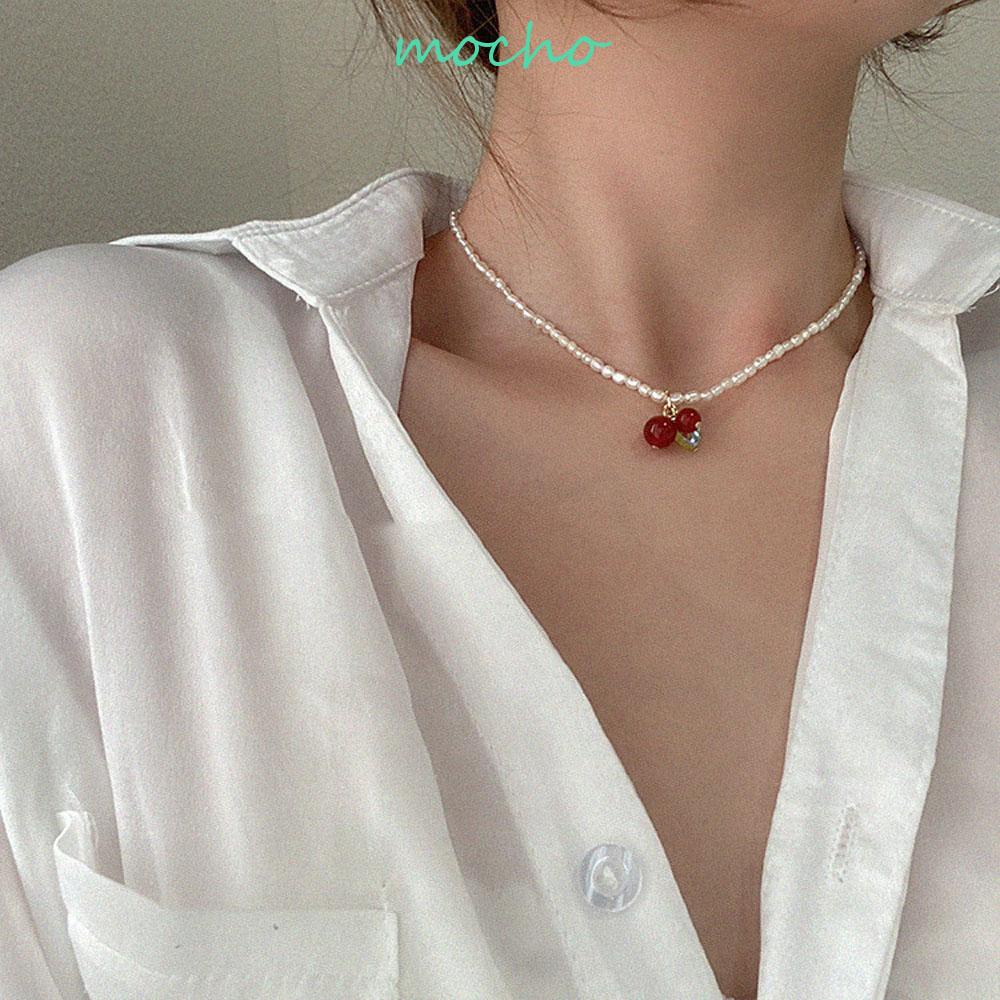Dây Chuyền Hạt Hình Cherry Thời Trang Hàn Quốc