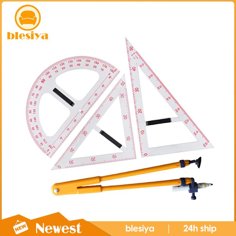 Bộ Dụng Cụ Học Toán Với Tay Cầm Có Thể Tháo Rời Tiện Dụng Cho Giáo Viên