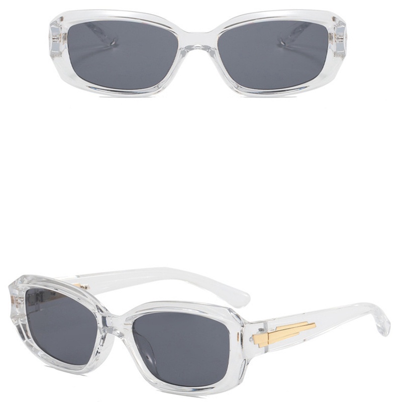 Ygt Kính Mát Gọng Vuông Nhỏ Màu Vàng Thời Trang Cá Tính Đa Năng