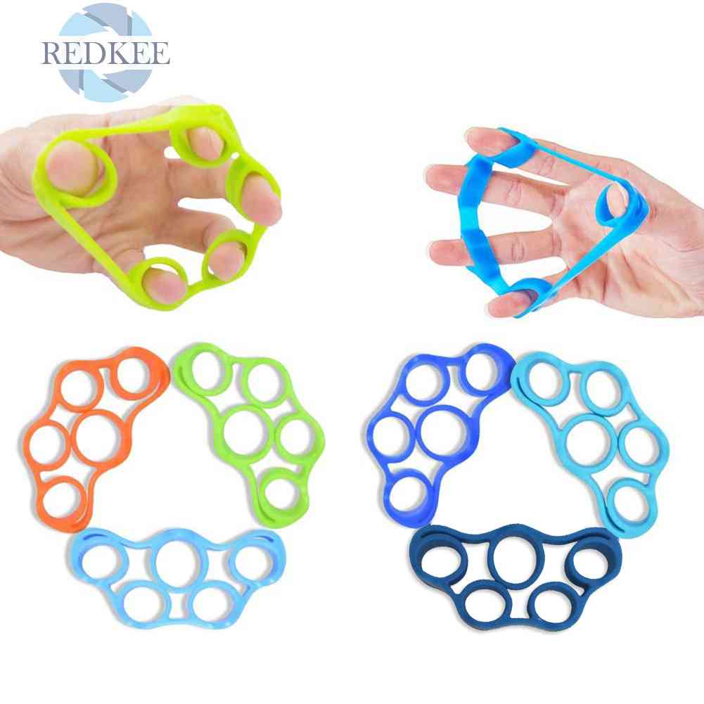 Dụng Cụ Nới Rộng Ngón Tay 5 Ngón Bằng Silicone Di Động Hỗ Trợ Luyện Tập Gym