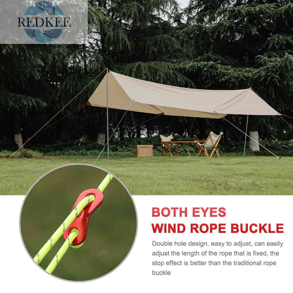 Set 20 Móc Treo Dây Lều Cắm Trại Bằng Nhôm