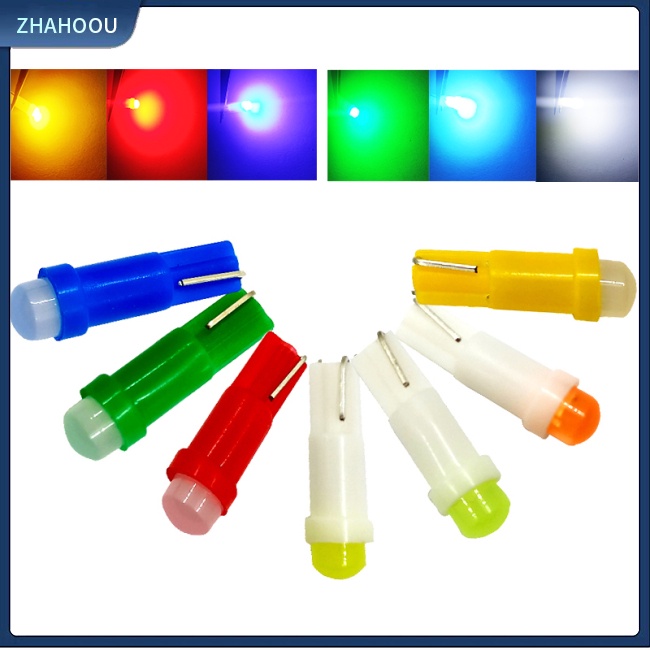 ☃Phụ Kiện Trang Trí Nhà Cửa Độc Đáo Sáng Tạo☃ Bóng Đèn Led T5 T5 1SMD 3D Ánh Sáng Trắng Chuyên Dụng Cho Xe Hơi