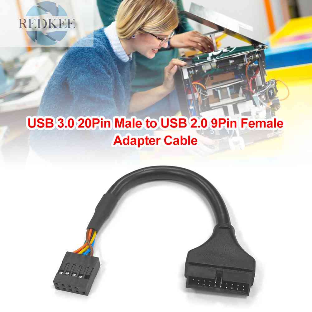 Cáp ChuyểN ĐổI Bo MạCh Chủ USB 3.0 Sang USB 2.0 20 Pin Sang 9 Pin