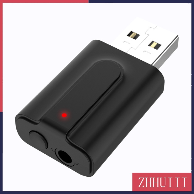Thiết Bị Truyền Nhận Tín Hiệu Âm Thanh Bluetooth 5.0 2 Trong 1 Giắc Cắm 3.5mm AUX HIFI Cho Loa Xe Hơi / Máy Tính
