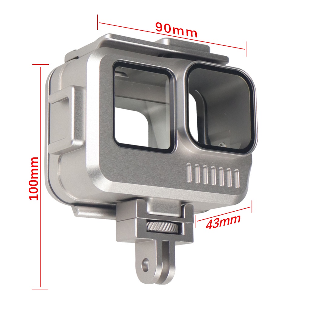 Vỏ Bảo Vệ Máy Quay Hành Trình Gopro 11 10 9 XT-XINTE Bằng Nhôm Chống Thấm Nước