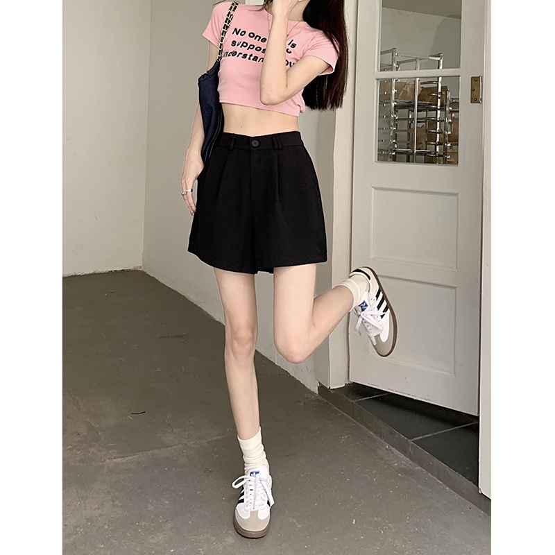 SUXI Quần Short Nữ Lưng Thun Cao Màu Sắc Đa Dạng