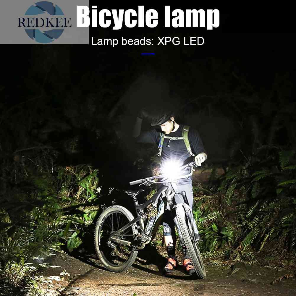 Đèn Pha LED 3 Chế Độ 400LM 700mAh Chống Thấm Nước Có Thể Sạc Lại Bằng Cổng USB Cho Xe Đạp
