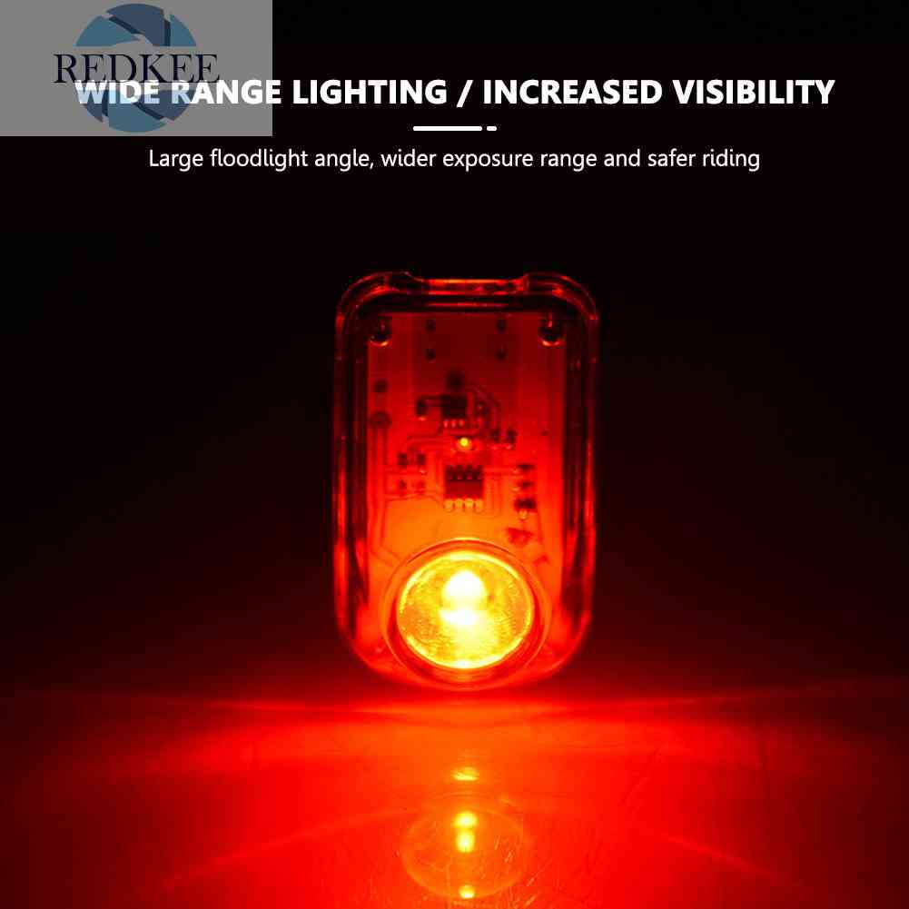 Đèn LED Cảnh Báo Gắn Đuôi Xe Đạp Sạc USB Loại C