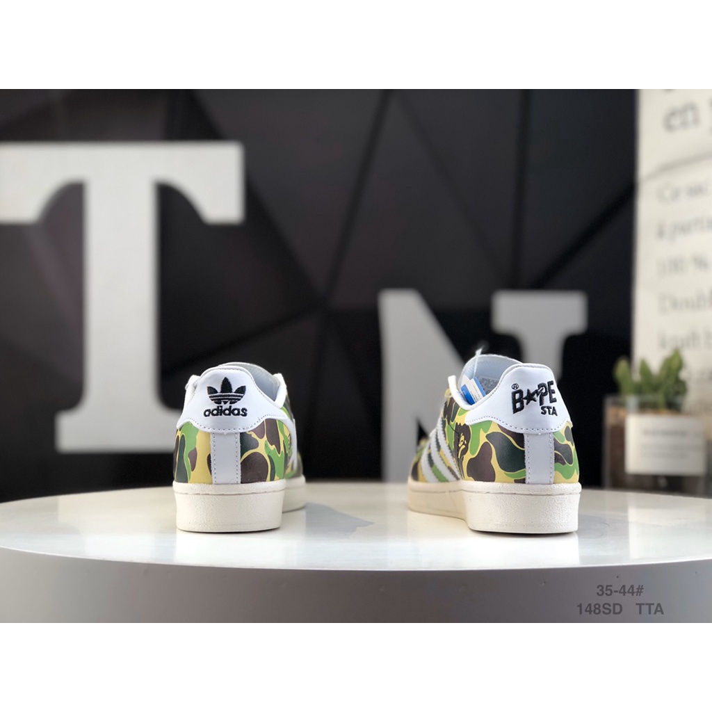 Giày Thể Thao Adidas A BATHING APE x Adidas Superstar II GZ8981 148SD 35-44